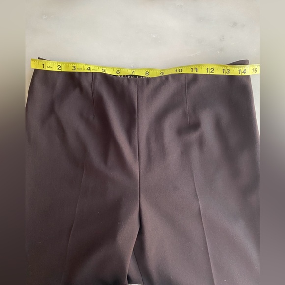 Vintage Ralph Lauren Black Label Brown Flat Front Pants - Picture 5 of 11